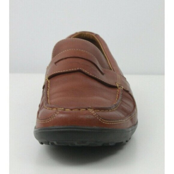 Cole Haan Men Shoes Penny Loafers Driving Slip On Moc Toe Brown C06860 Sz 9 - Picture 6 of 15